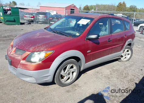 2003 Pontiac Vibe from USA, damaged, VIN 5Y2SL628X3Z459560